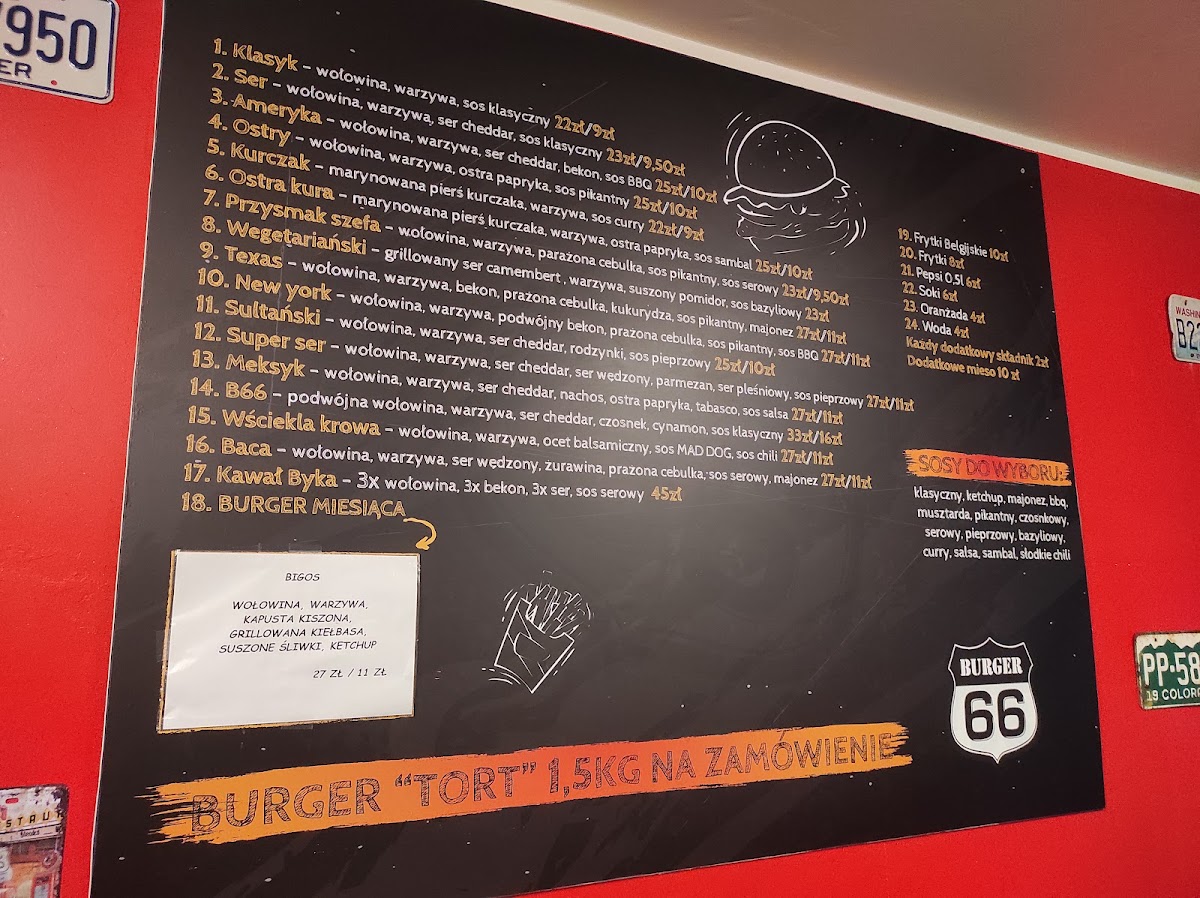 Menu Burger 66-4