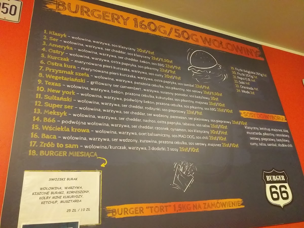Menu Burger 66-5