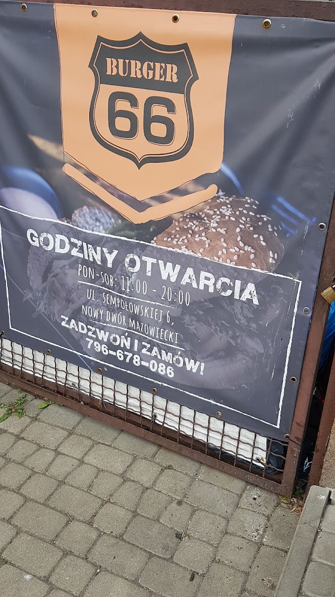 Menu Burger 66-8