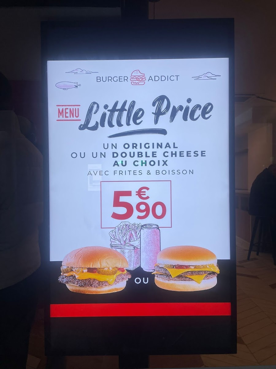 Menu Burger Addict Paris Gare De L’Est-5