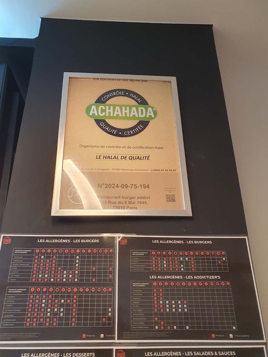 Menu Burger Addict Paris Gare De L’Est-9