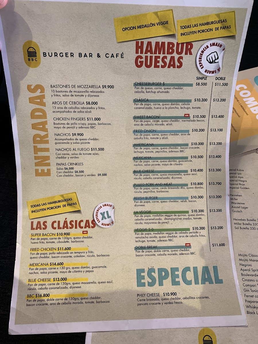 Menu Burger Bar & Café-1