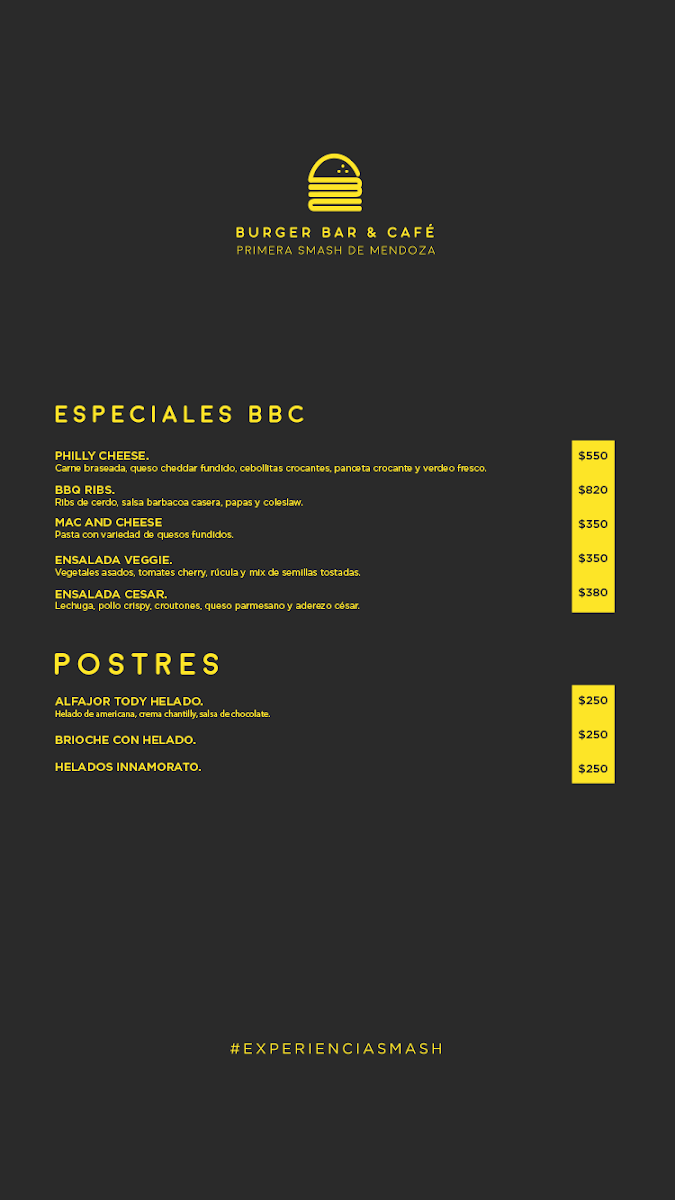 Menu Burger Bar & Café-7