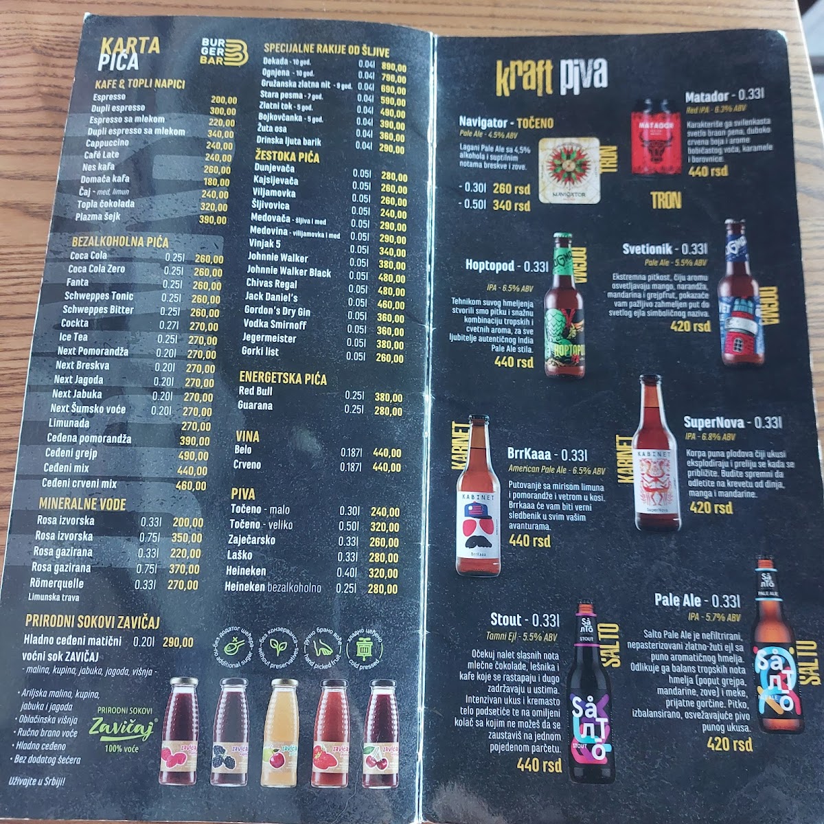 Menu Burger Bar Zemun-2