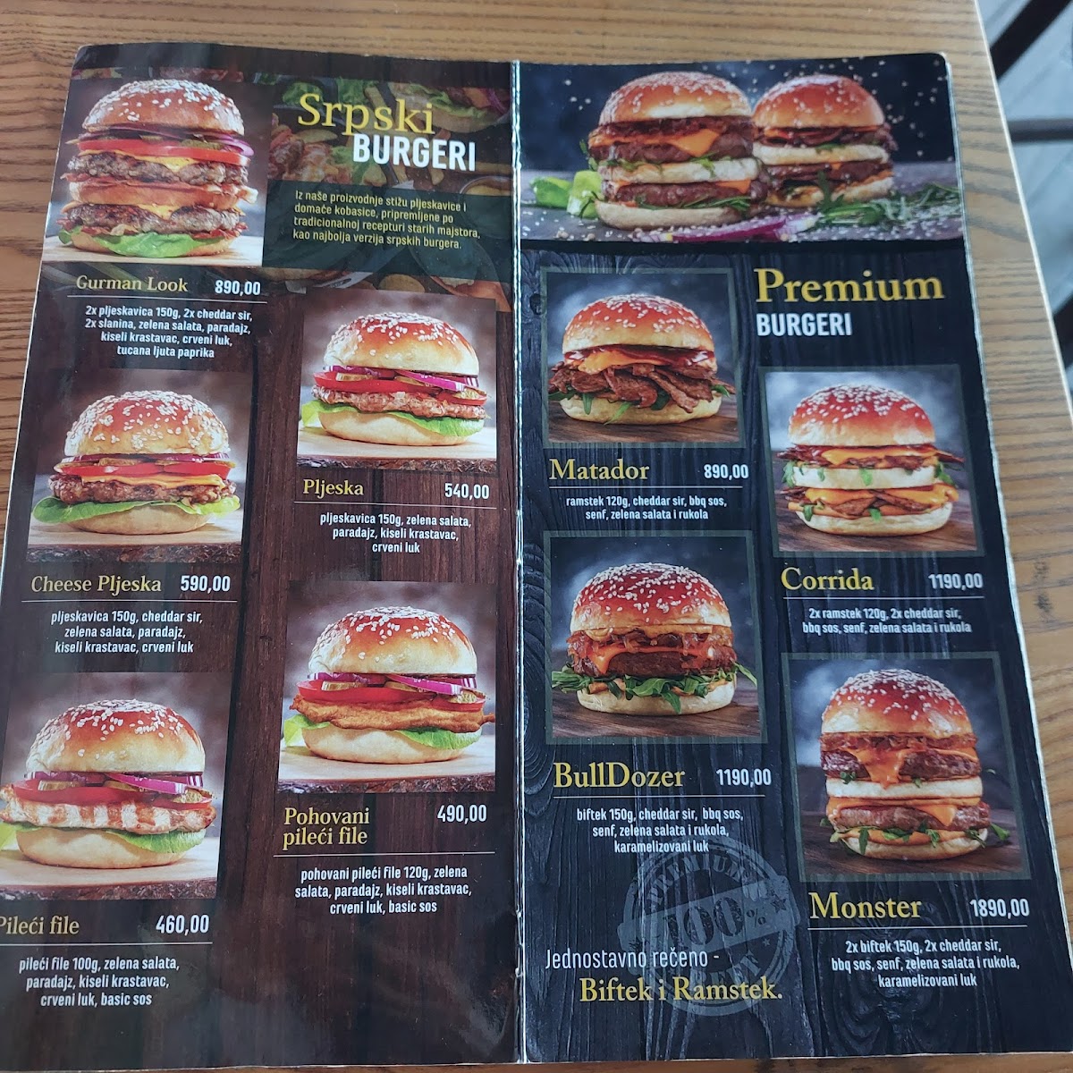 Menu Burger Bar Zemun-8