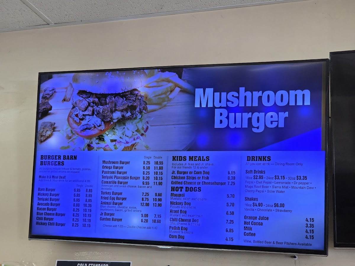 Menu Burger Barn-1