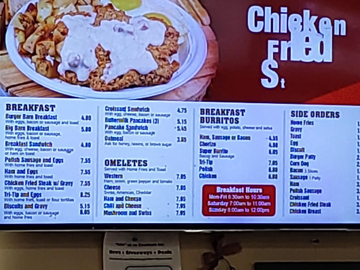 Menu Burger Barn-10