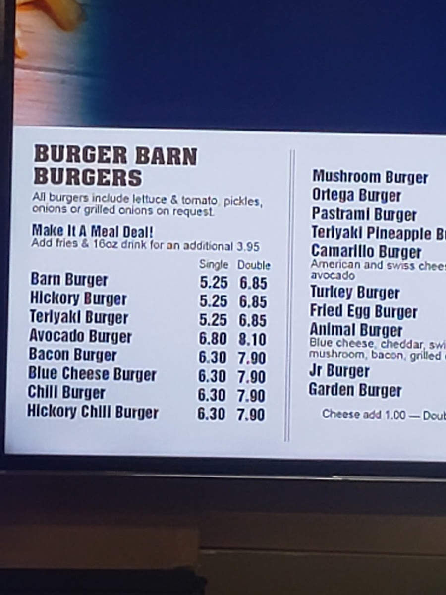 Menu Burger Barn-3