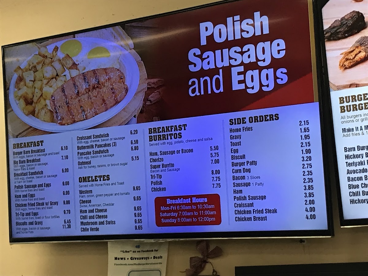 Menu Burger Barn-4