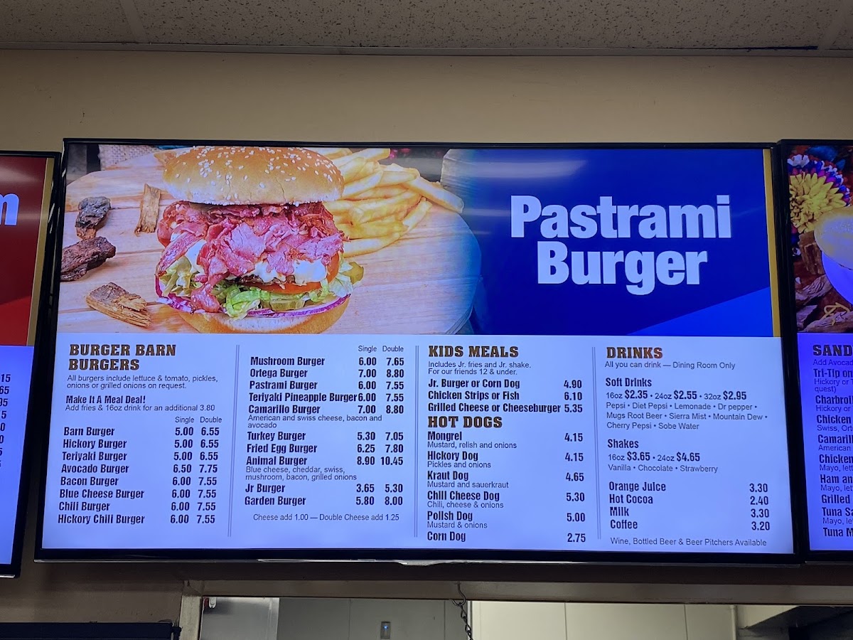 Menu Burger Barn-8