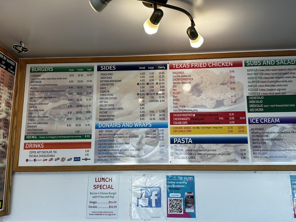 Menu Burger Baron Onoway-10