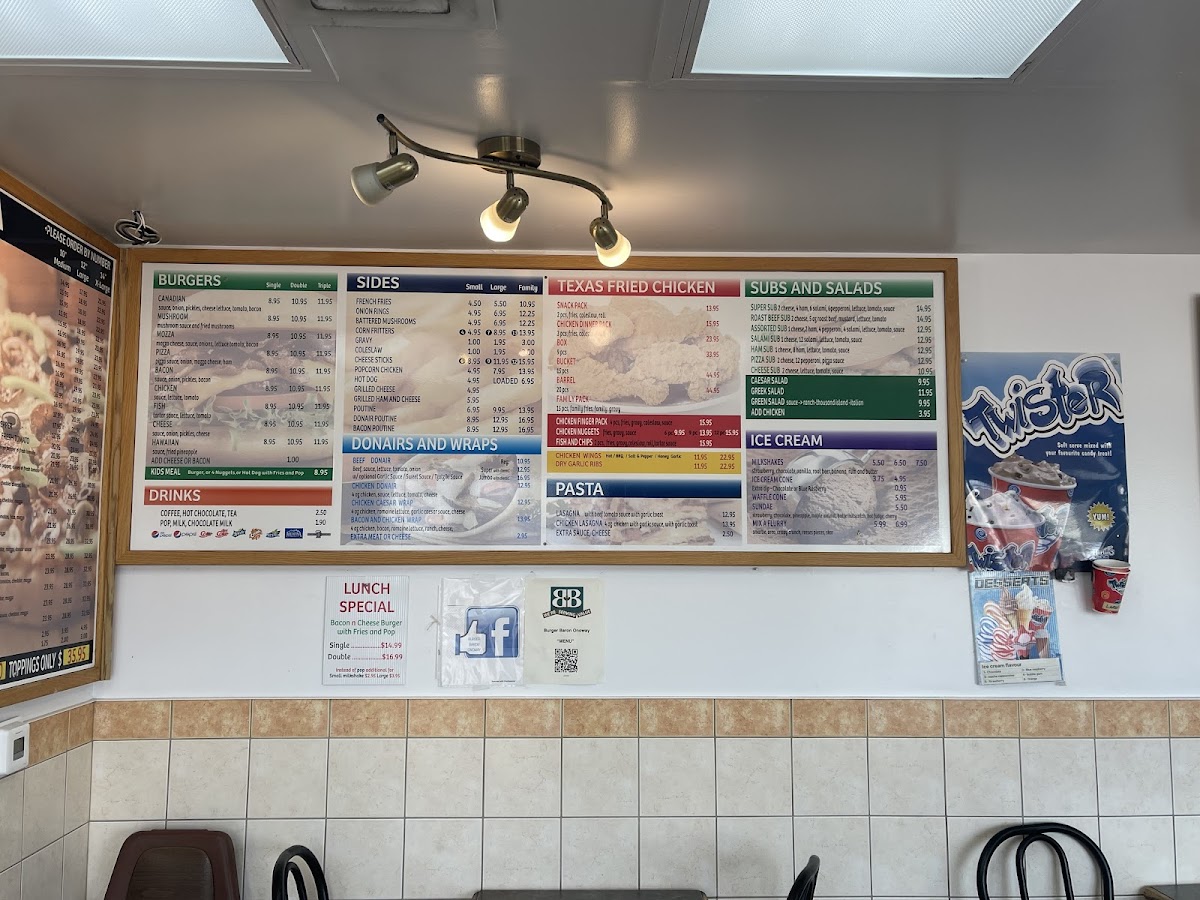 Menu Burger Baron Onoway-5