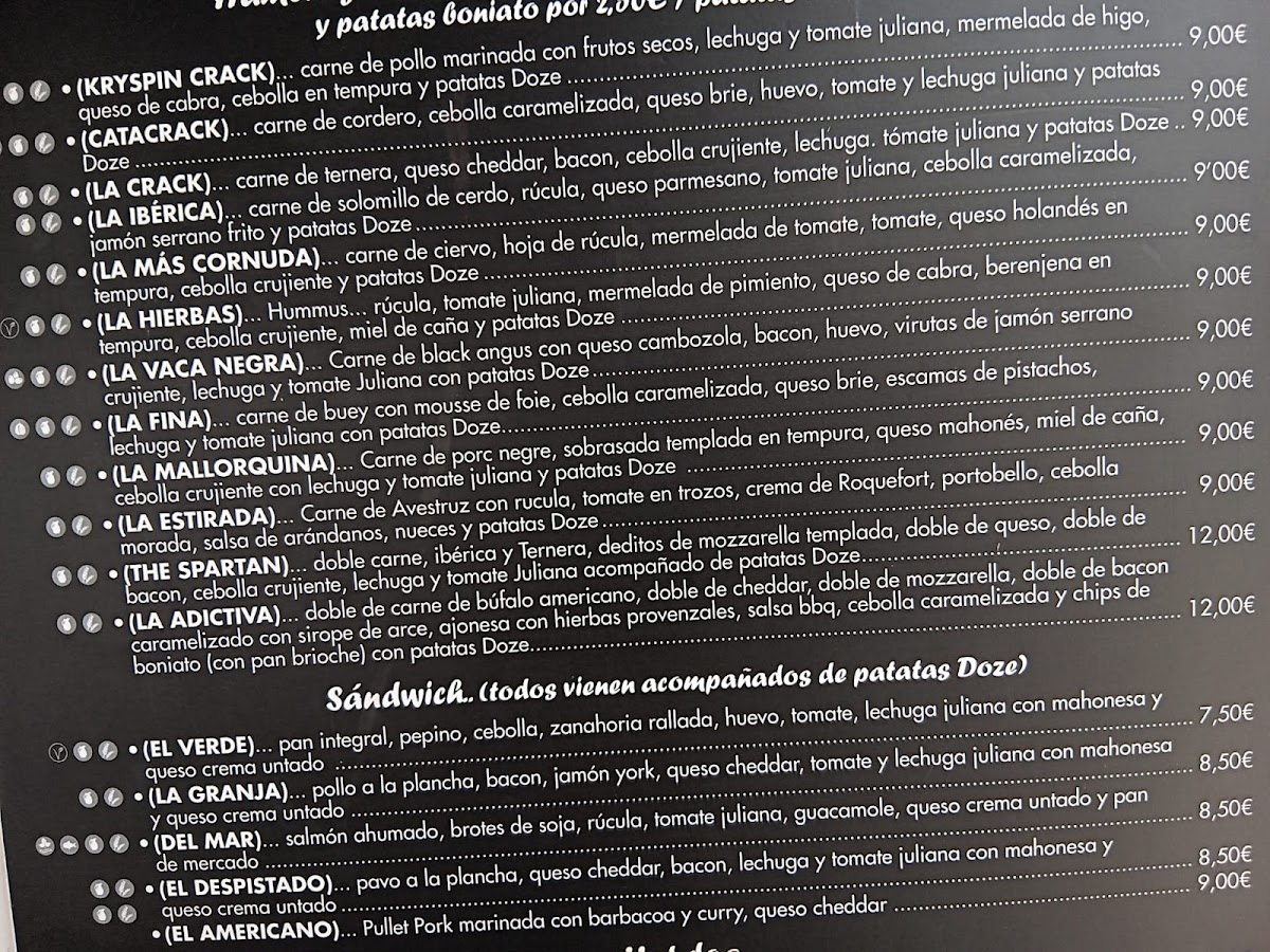 Menu Burger Doze-2