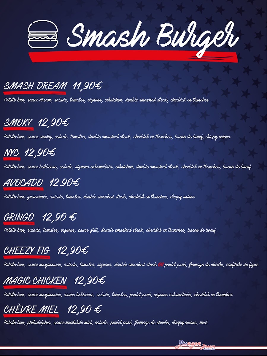 Menu Burger Dream-1