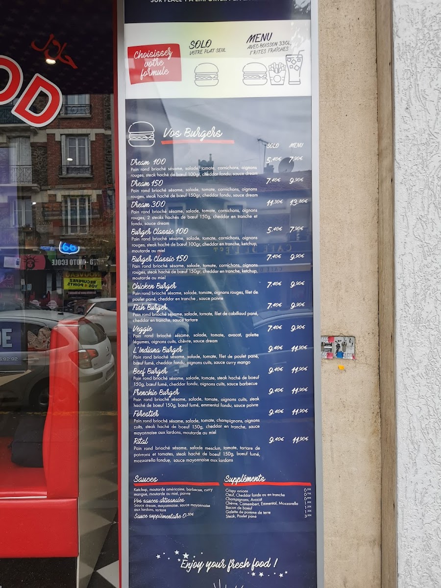 Menu Burger Dream-10