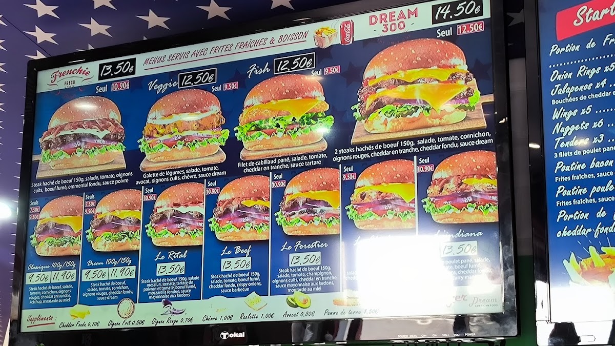 Menu Burger Dream-7