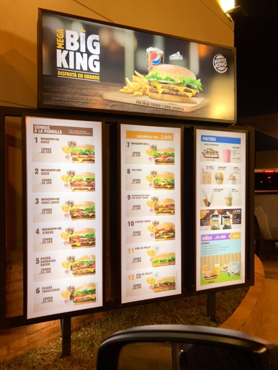 Menu Burger King | Villarrica-1