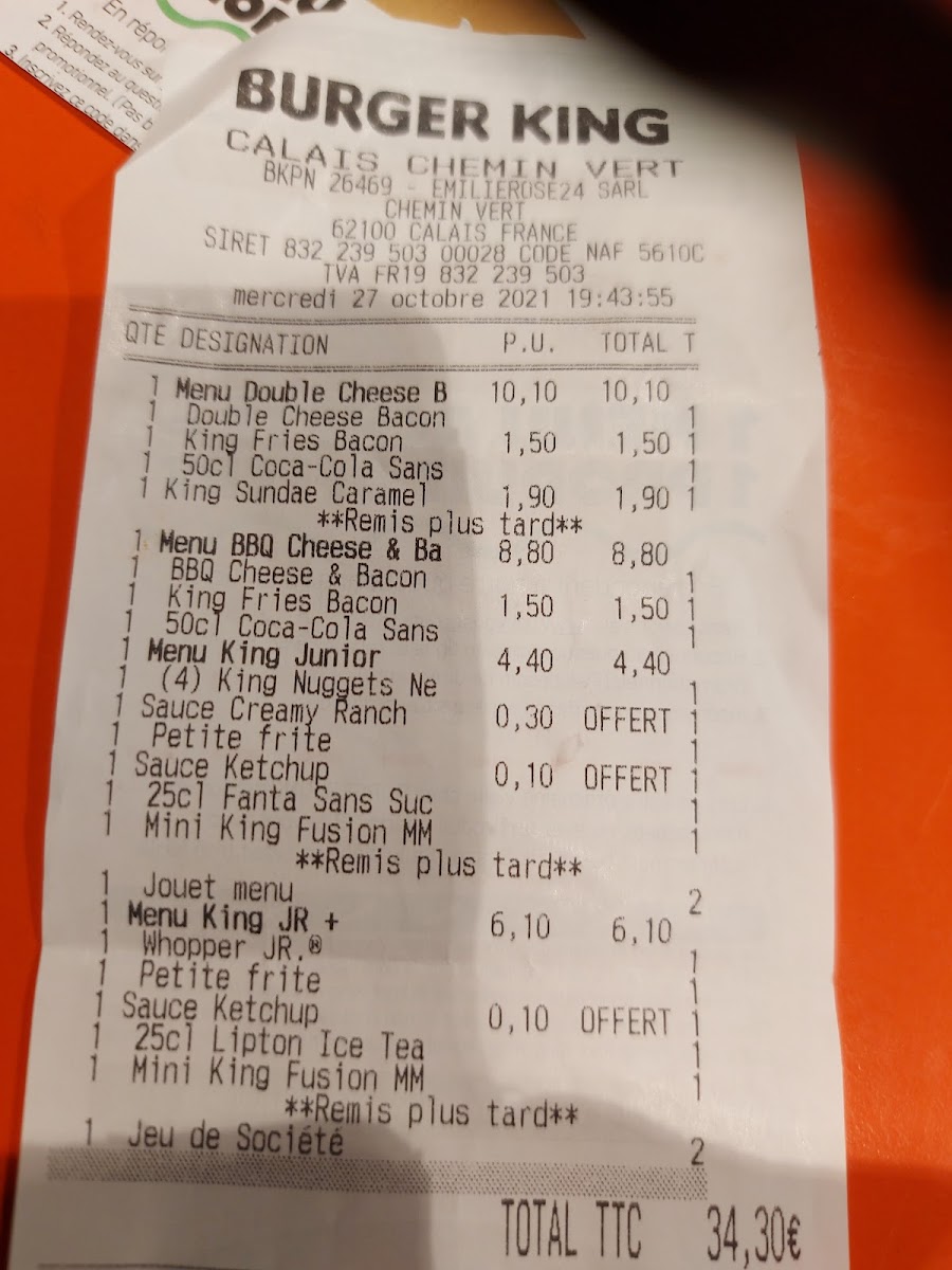 Menu Burger King Calais-7