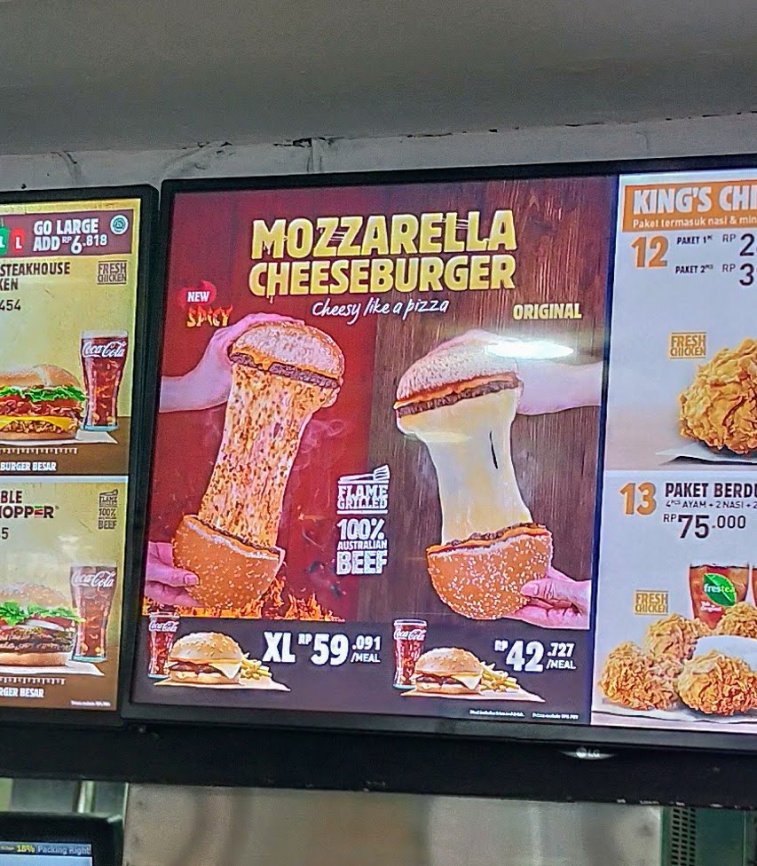 Menu Burger King Plaza Pondok Indah-10