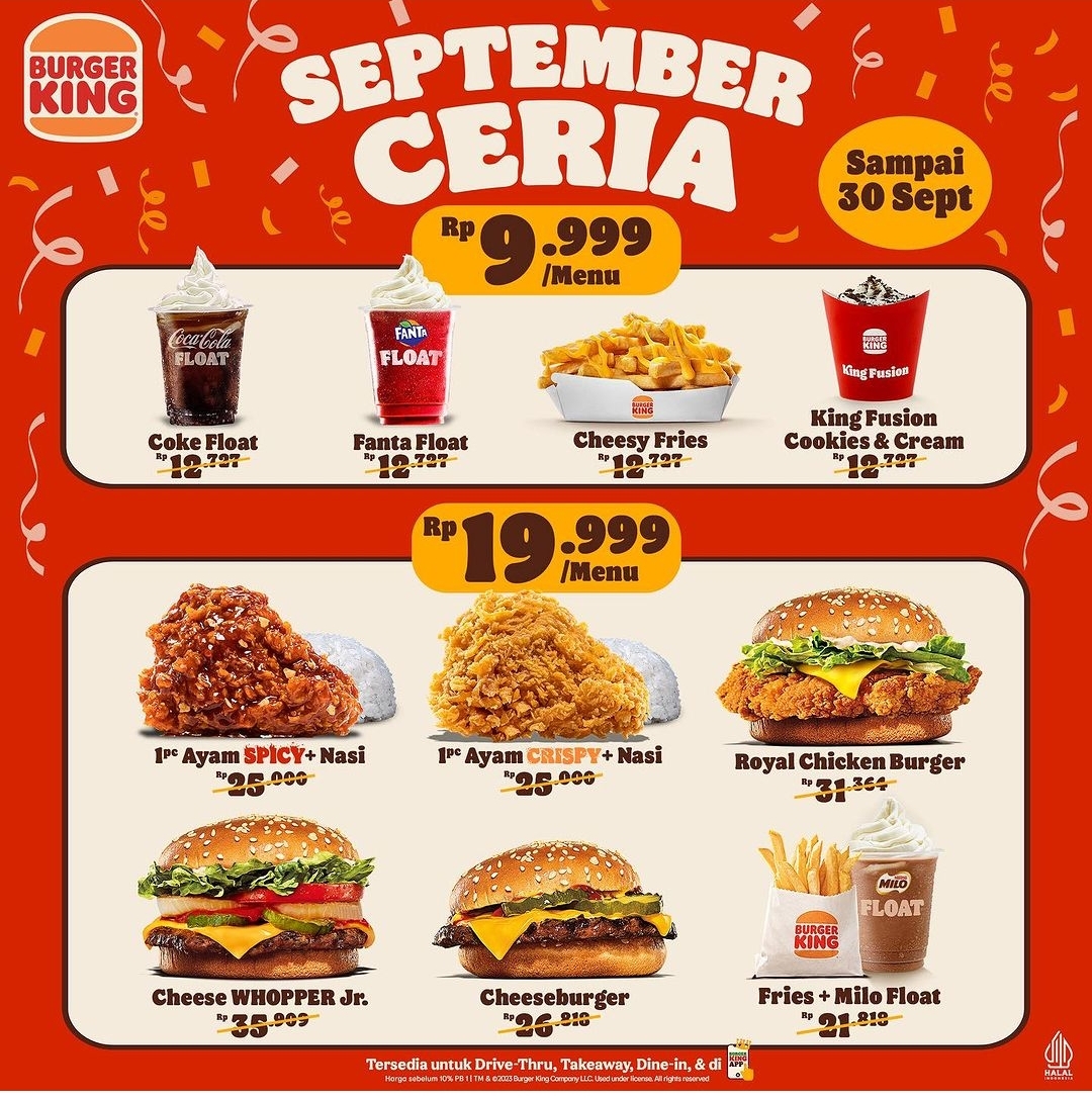 Menu Burger King Plaza Pondok Indah-3