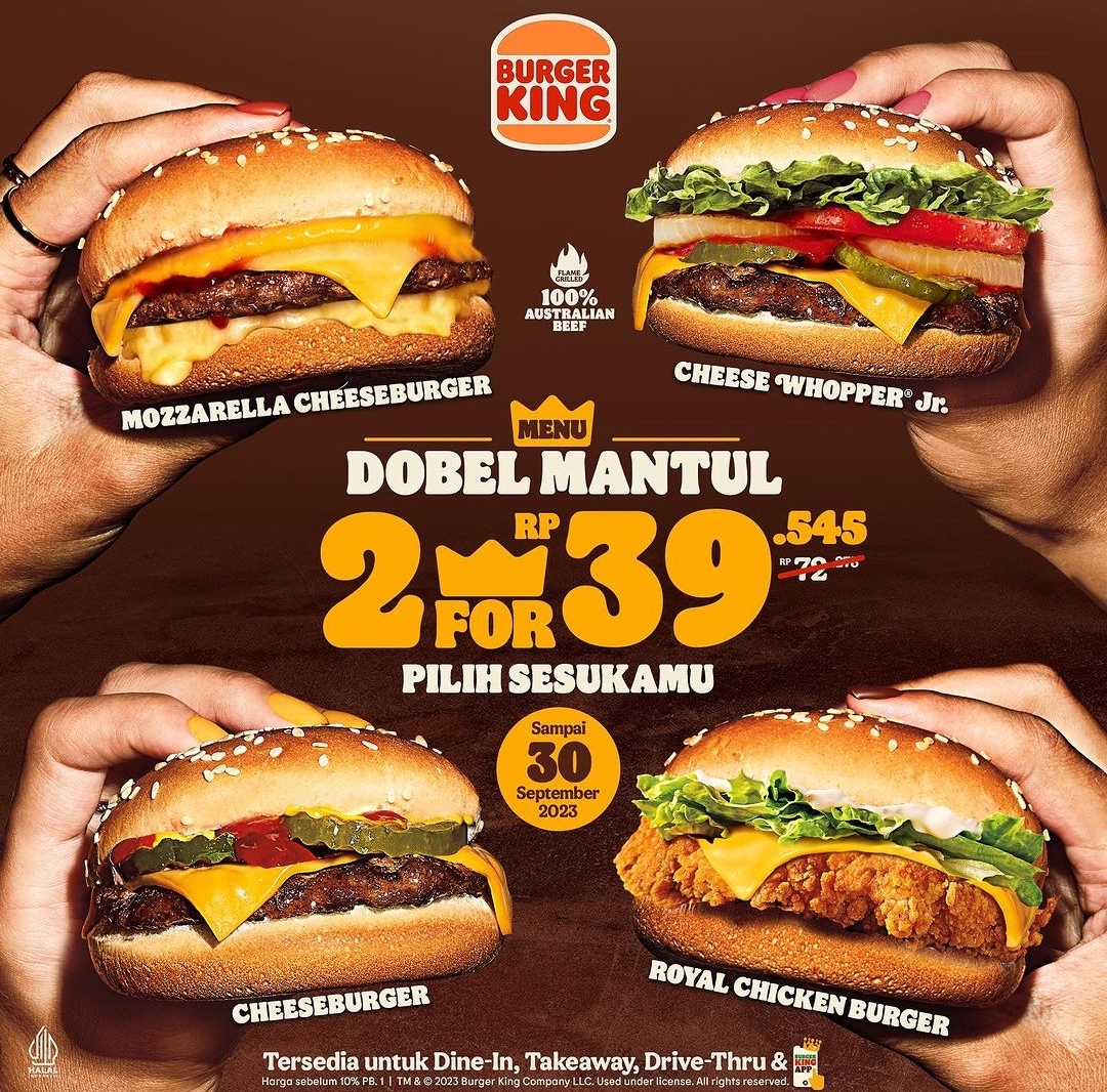 Menu Burger King Plaza Pondok Indah-5