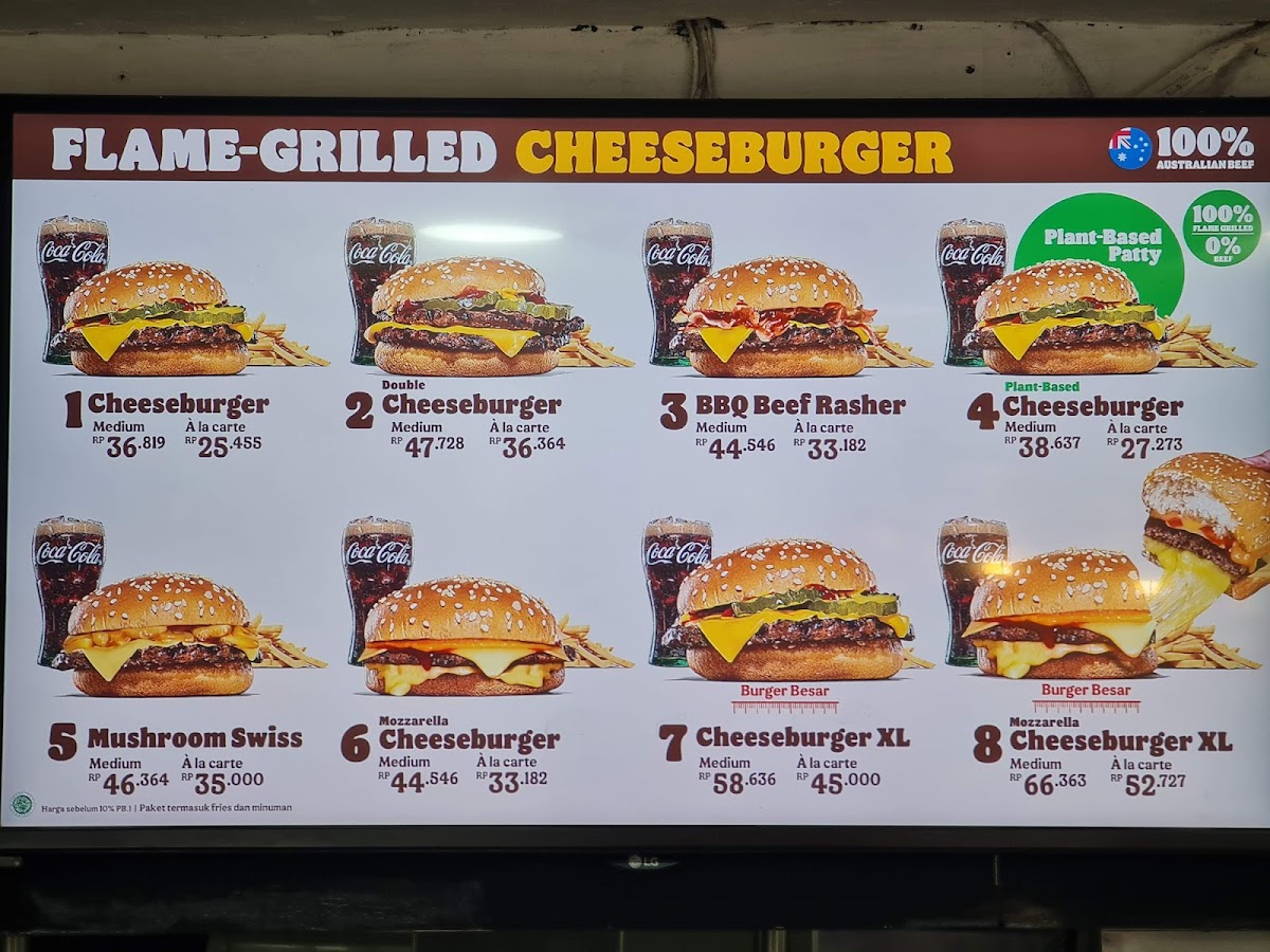 Menu Burger King Plaza Pondok Indah-7