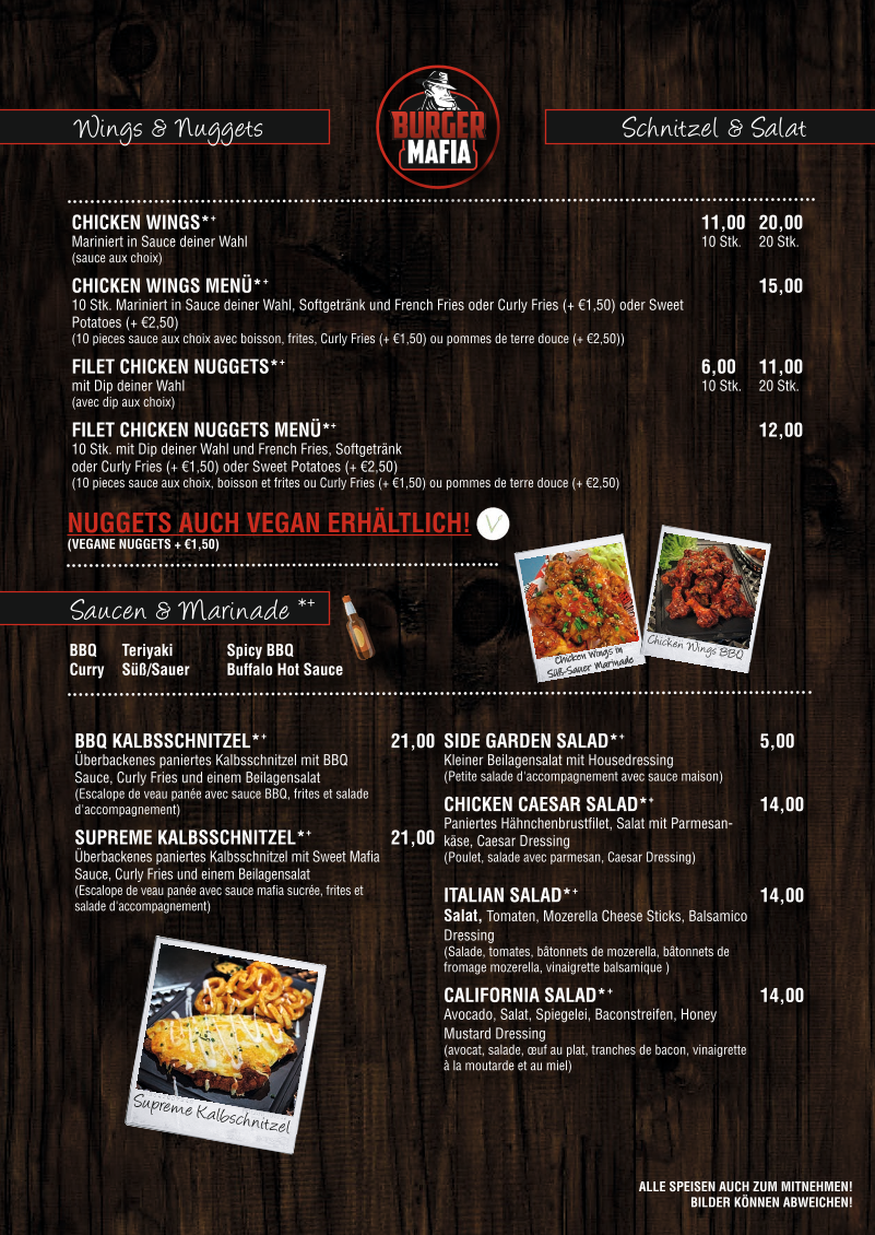 Menu Burger Mafia - Saarbrucken-5