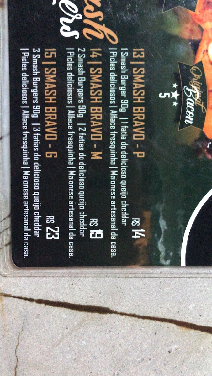 Menu Burgerbravo - Itoupava Central-6