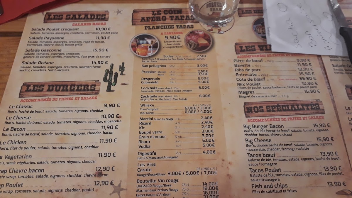 Menu Burger's Park-10