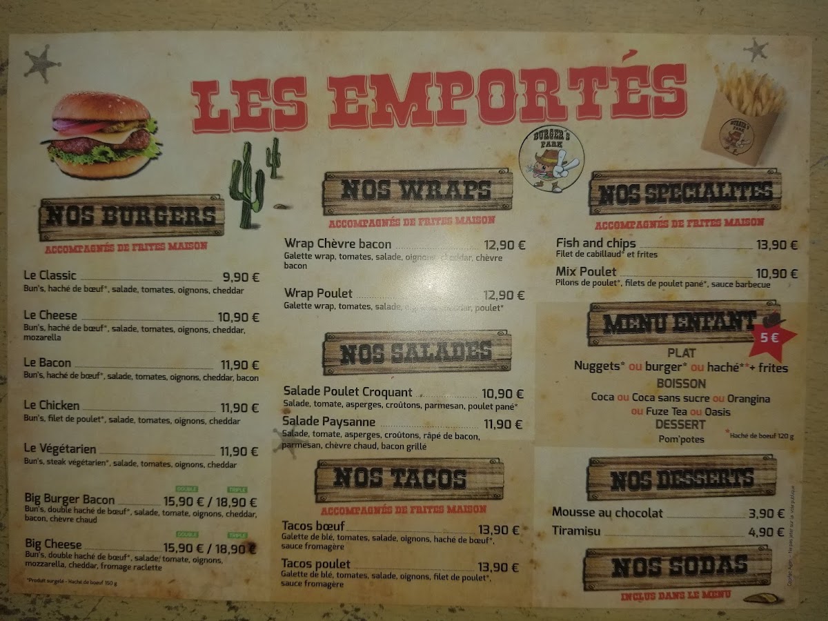 Menu Burger's Park-3