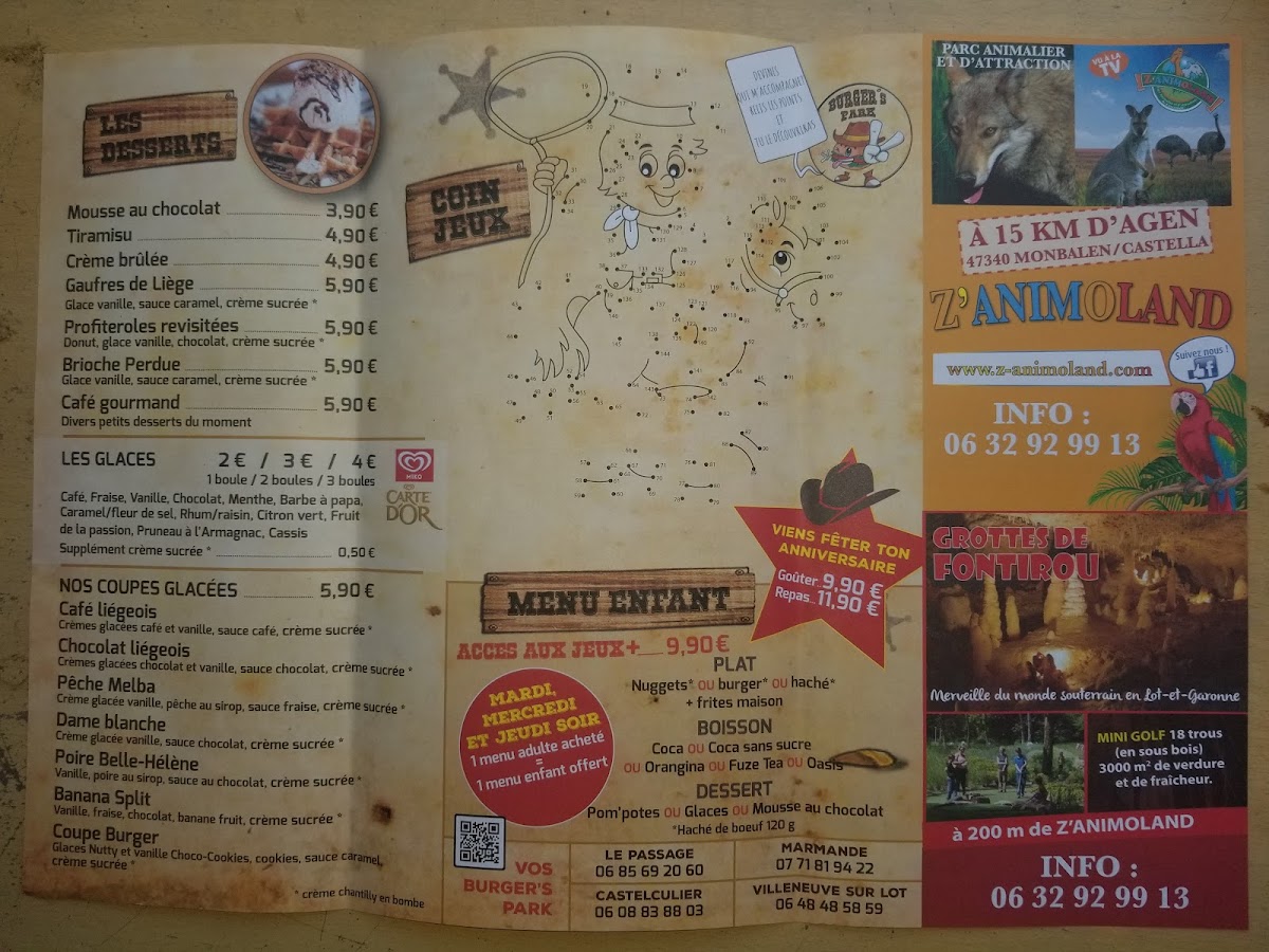 Menu Burger's Park-4