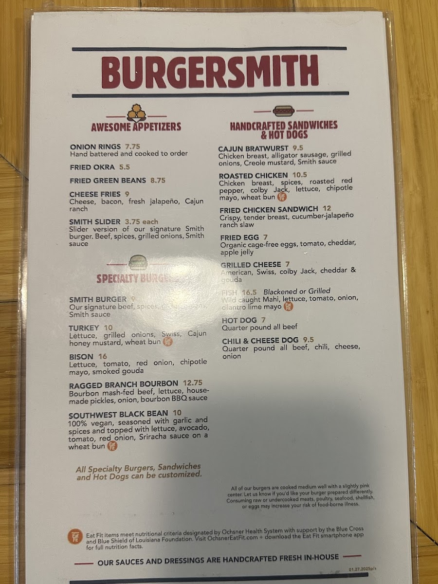Menu Burgersmith Perkins & Acadian-2