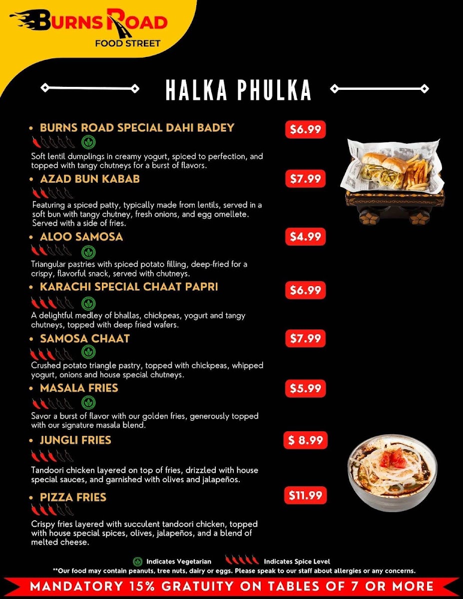 Menu Burns Road Food Street-10