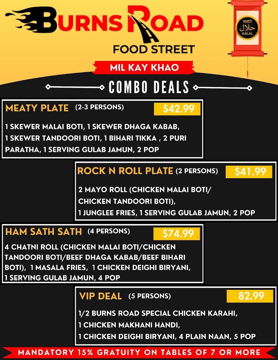 Menu Burns Road Food Street-3