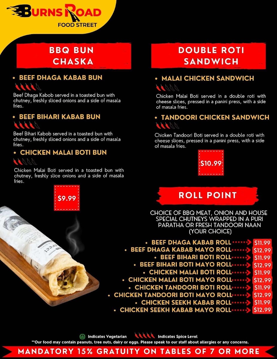 Menu Burns Road Food Street-4