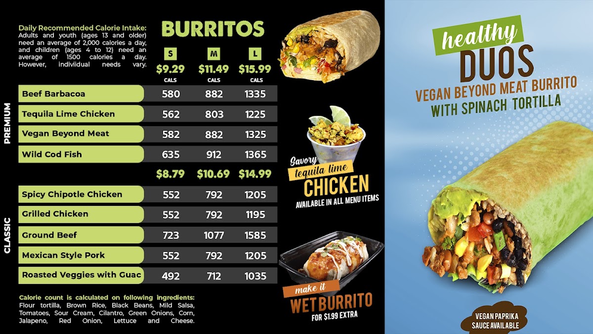 Menu Burrito Guyz Brantford-1