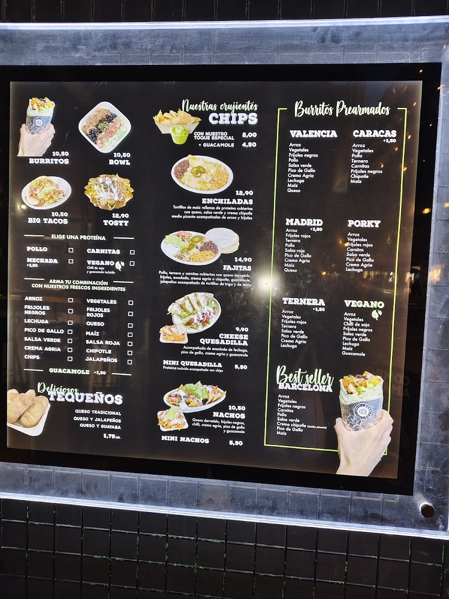 Menu Burritos - Ribera-1