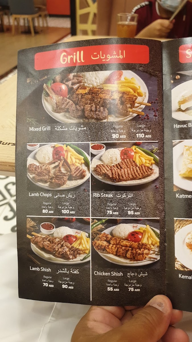 Menu Bursa Kebap Restaurant - Deerfield's Mall-8