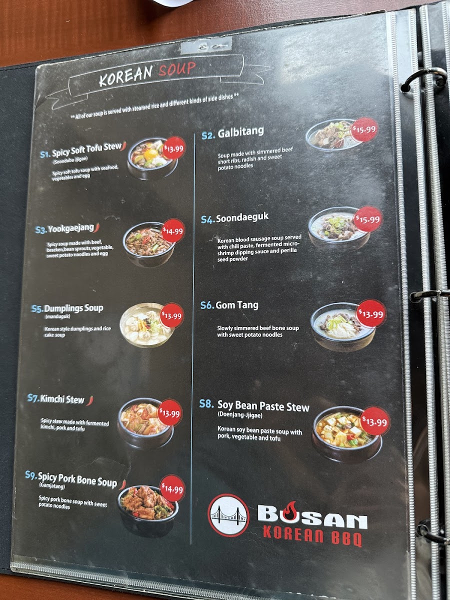 Menu Busan Korean Bbq-5