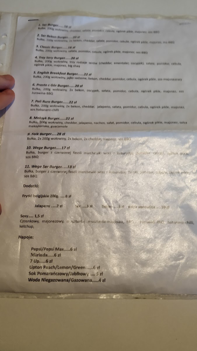 Menu Bush Burger Kraków-4