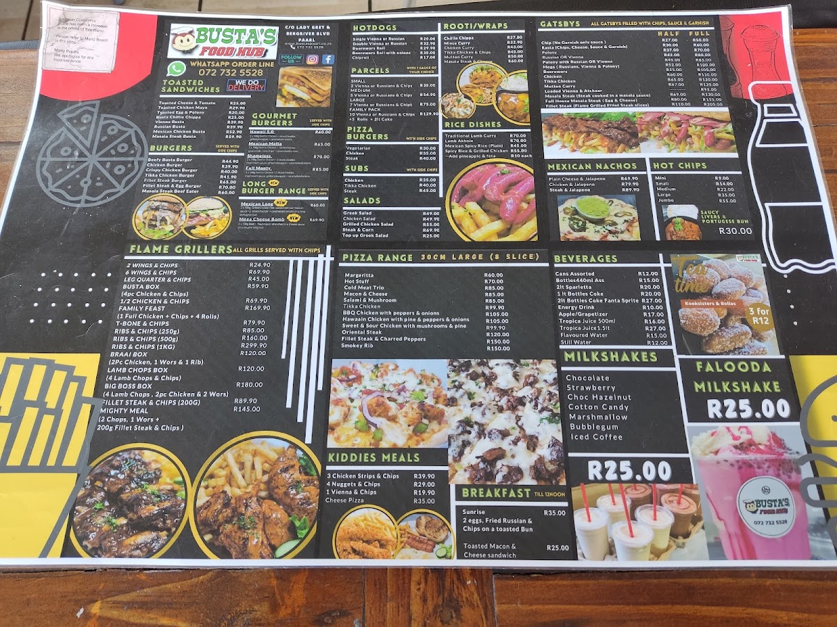 Menu Busta's Food Hub-1