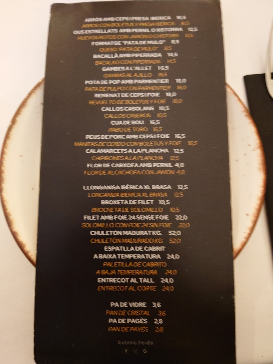 Menu Buteko-9