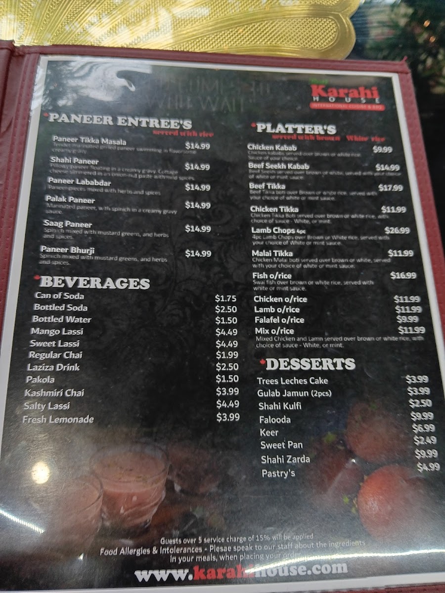 Menu Butt Karahi House-2