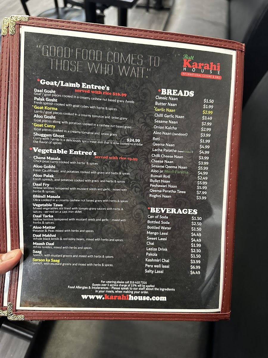 Menu Butt Karahi House-3