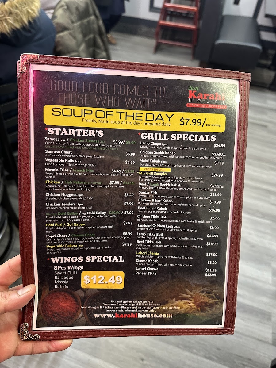 Menu Butt Karahi House-5