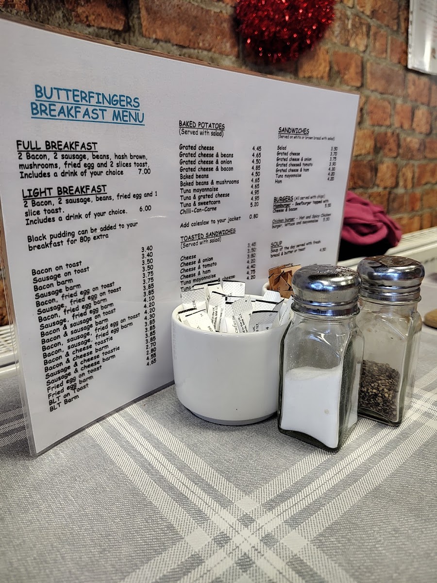 Menu Butterfingers Coffee House-1