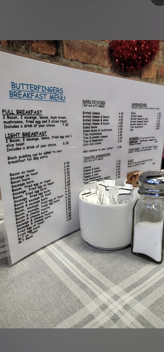Menu Butterfingers Coffee House-2