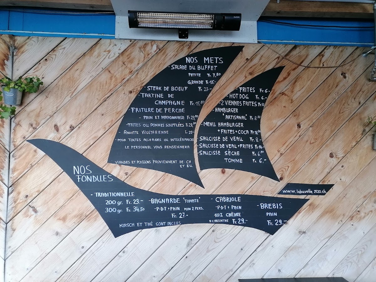 Menu Buvette Du Débarcadère-5