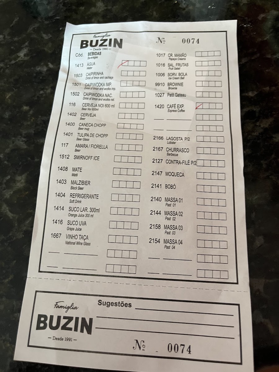 Menu Buzin-4