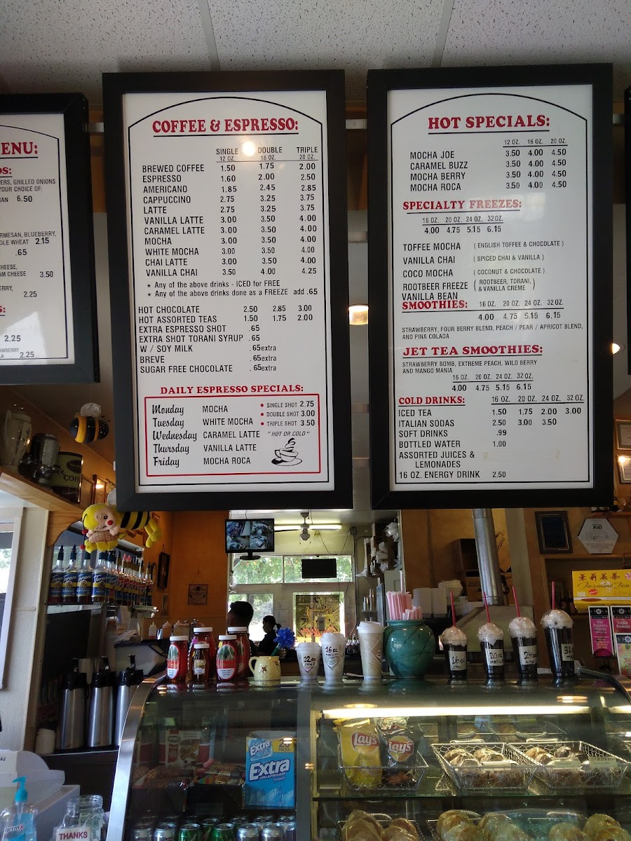 Menu Buzz Thru Joe's-10